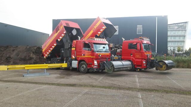 Wegdekreiniging parkeer- & bedrijfsterrein